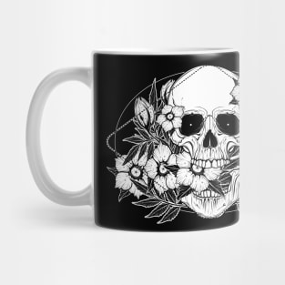 Floral skull Mug